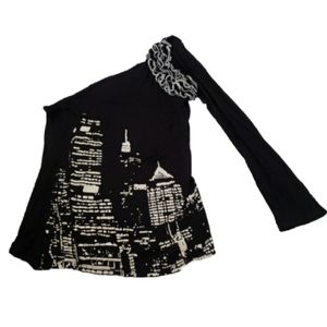 Double zero One Shoulder Top